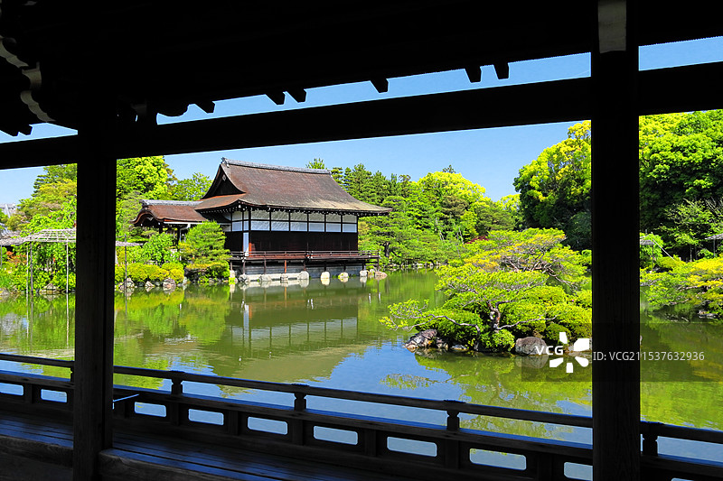 平安神宫，日本京都府图片素材