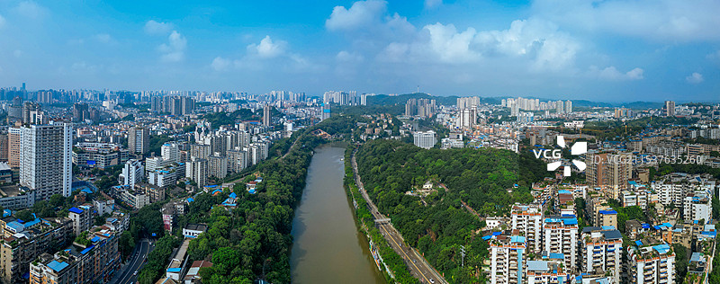 自贡 地标 龙凤山公园 法藏寺 彩灯公园 妙观寺 体育中心 龙井公园 百利大厦图片素材