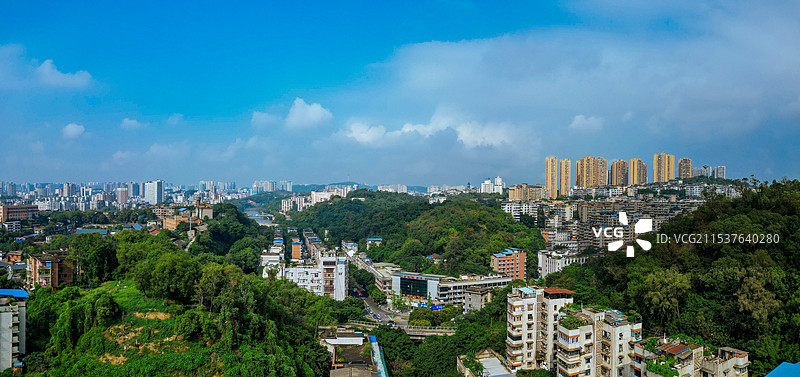 自贡 地标 龙凤山公园 法藏寺 彩灯公园 妙观寺 体育中心 龙井公园 百利大厦图片素材