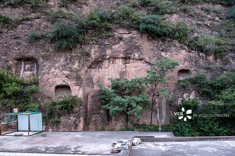 甘肃陇南西和县法镜寺石窟图片素材