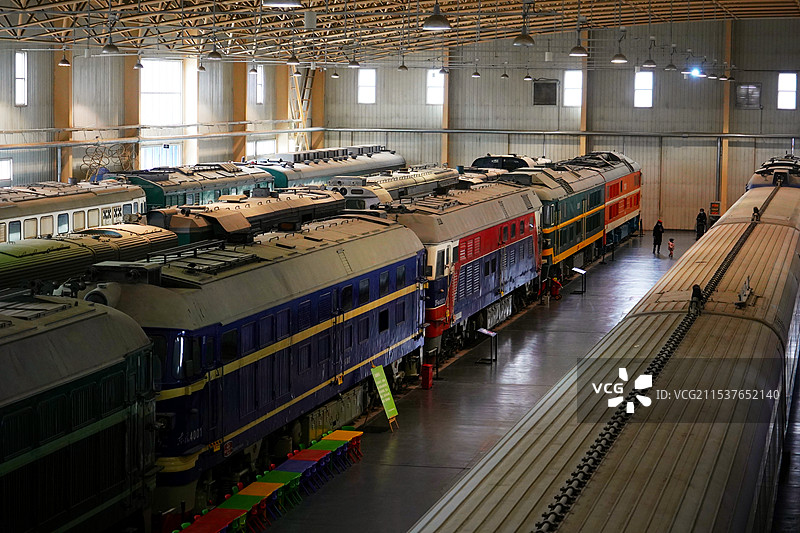 中国铁道博物馆火车展览图片素材