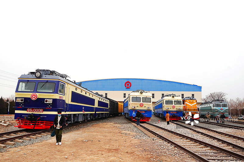 中国铁道博物馆火车展览图片素材