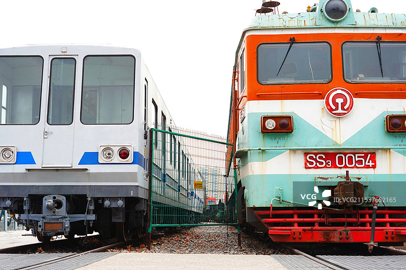 中国铁道博物馆火车展览图片素材