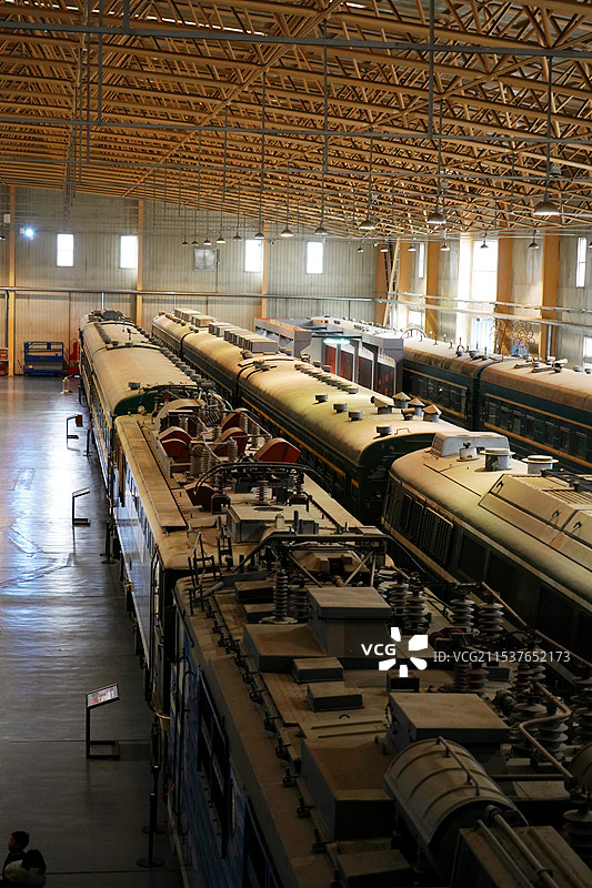 中国铁道博物馆火车展览图片素材