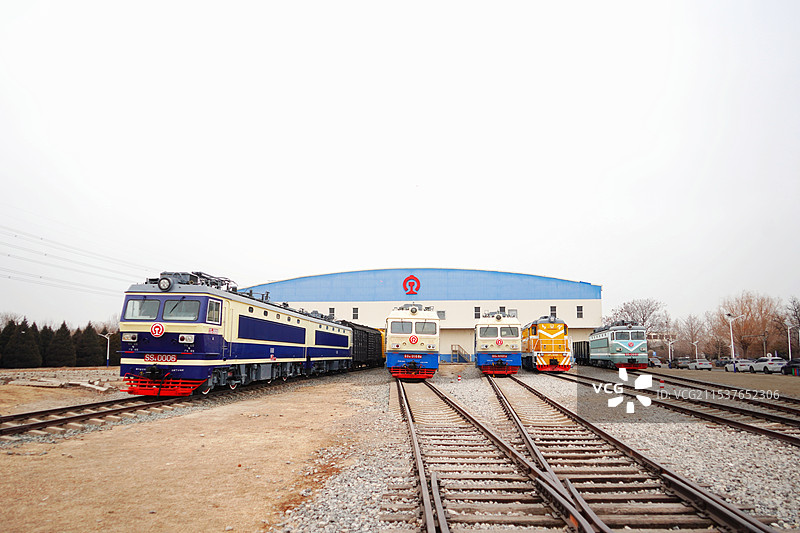 中国铁道博物馆火车展览图片素材