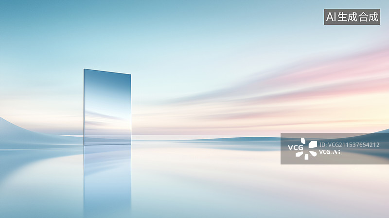 【AI数字艺术】水墨山水背景图片素材