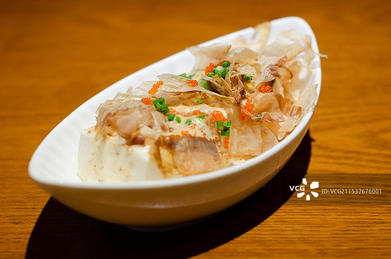 日式料理的胡麻豆腐图片素材