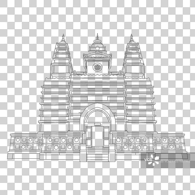 呼和浩特五塔寺图片素材