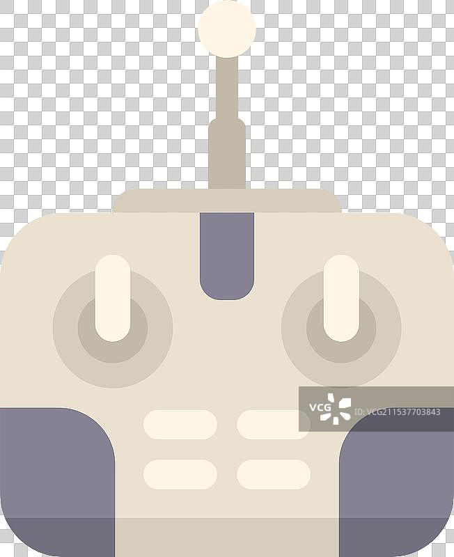 无人机遥控设备正在与...通信图片素材