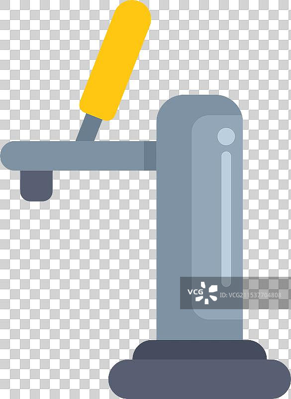 从酒桶中倒出新鲜冷藏的手工啤酒的啤酒龙头图片素材