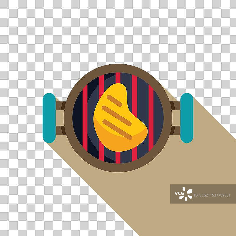 圆形烧烤架上烤制的牛排图片素材