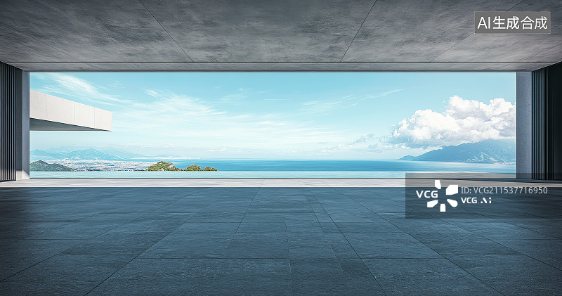 【AI数字艺术】空建筑背景图片素材