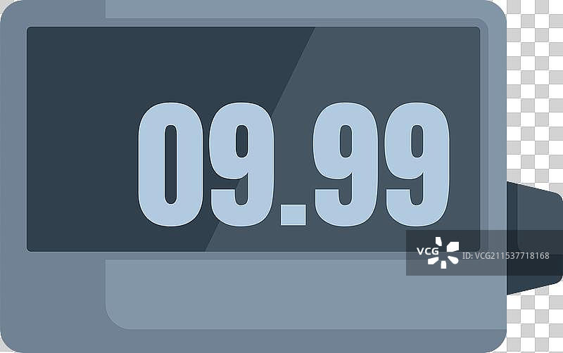 数字出租车计价器显示的价格图片素材
