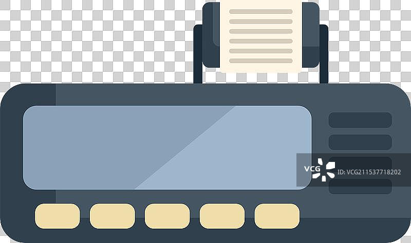 出租车计价器显示价格并附有打印收据图片素材