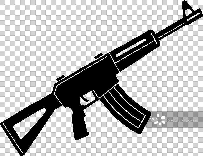 PSL步枪轮廓图像图片素材