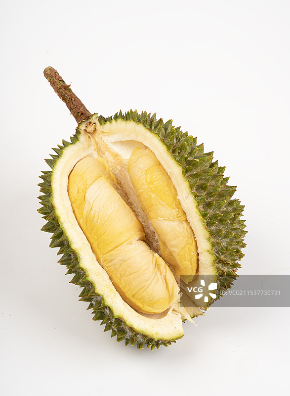 猫山王榴莲果肉图片素材