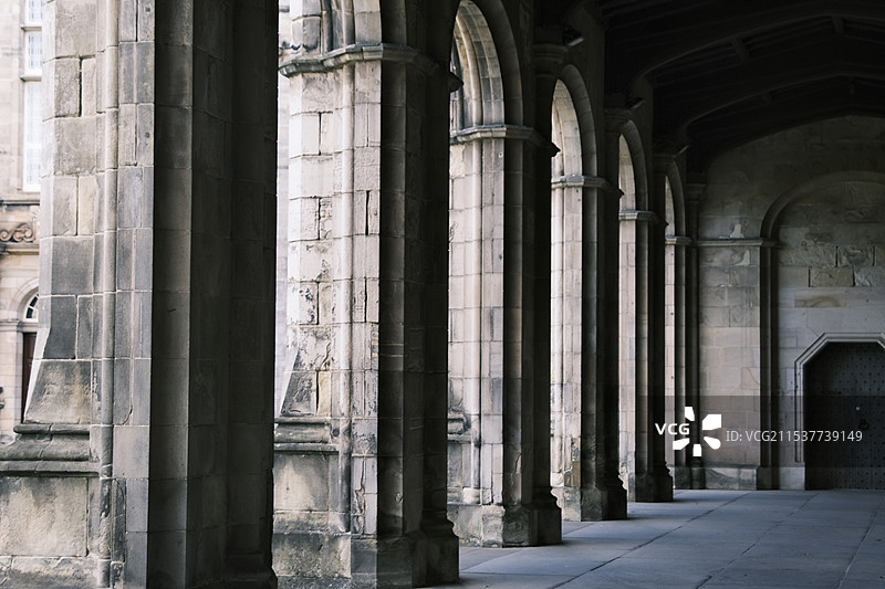 苏格兰最古老的大学 圣安德鲁斯大学 University of St Andrews图片素材