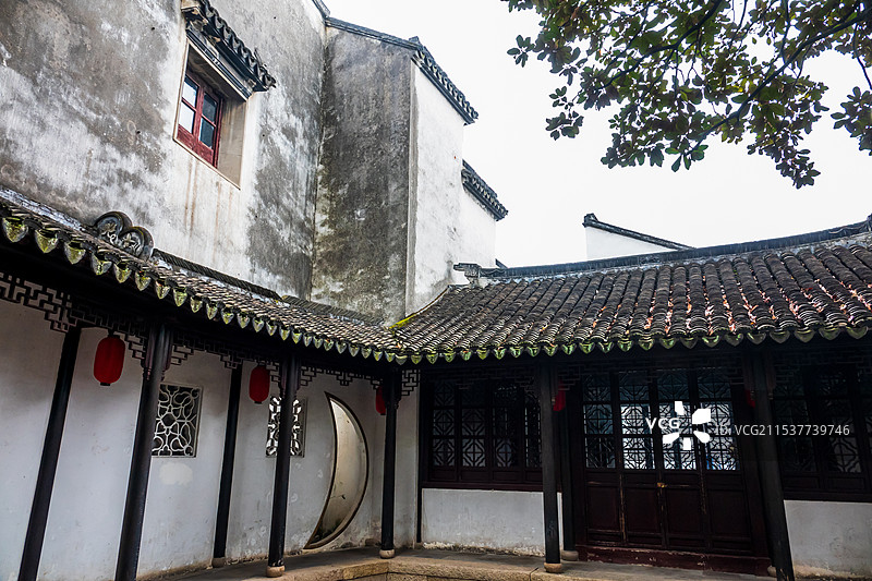 苏州园林之同里古镇崇本堂、嘉荫堂图片素材