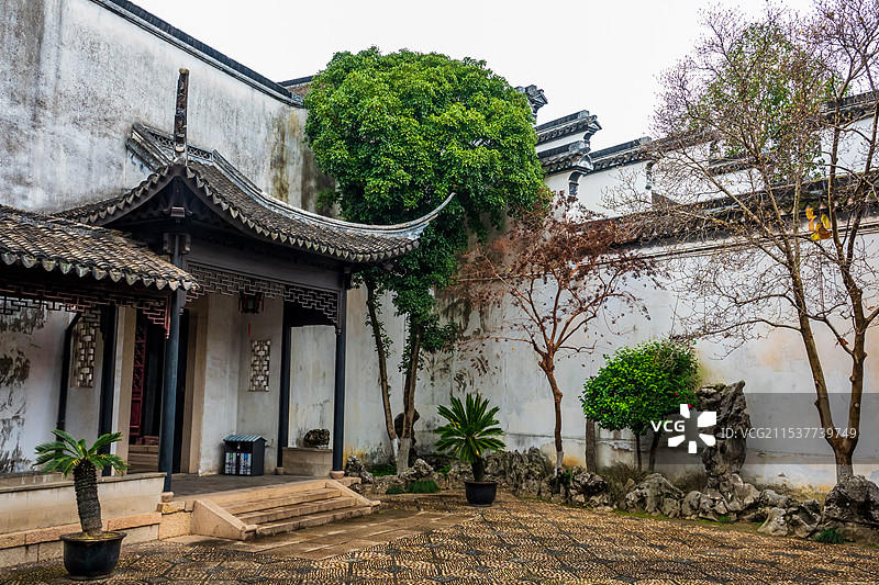 苏州园林之同里古镇崇本堂、嘉荫堂图片素材