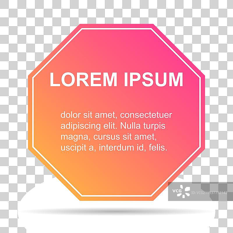 气泡标题阴影形状横幅几何设计图片素材