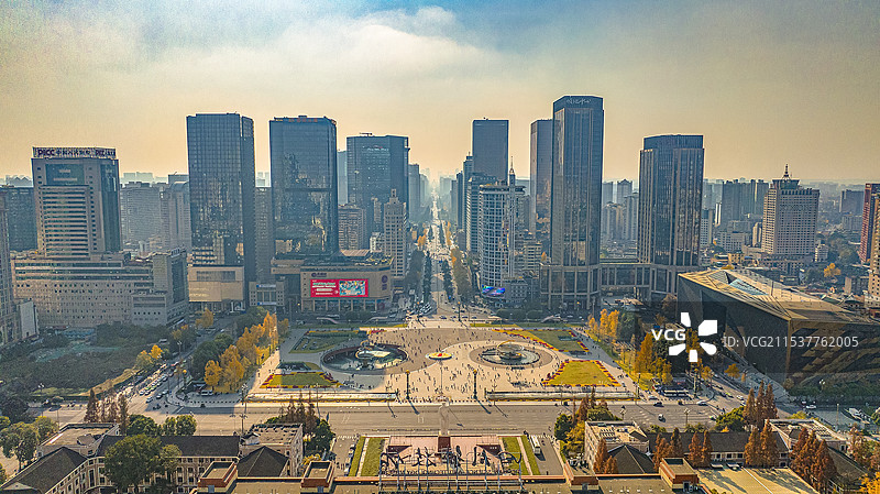 天府广场图片素材