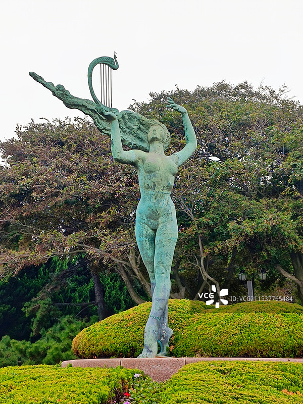 小青岛标志建筑图片素材