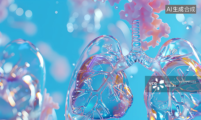 【AI数字艺术】医疗,肺炎,肺部器官,呼吸,医院图片素材