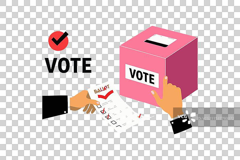 专注于投票行为图片素材