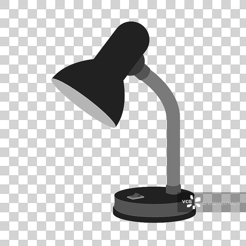 复古可调节台灯室内家居与图片素材