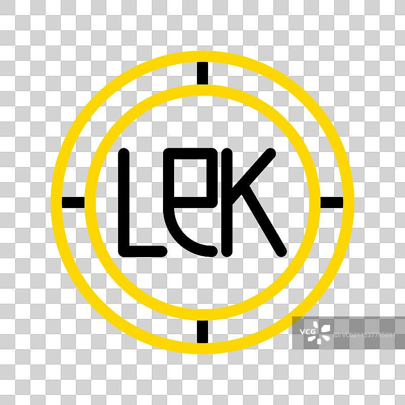 阿尔巴尼亚列克货币图标金融硬币符号图片素材