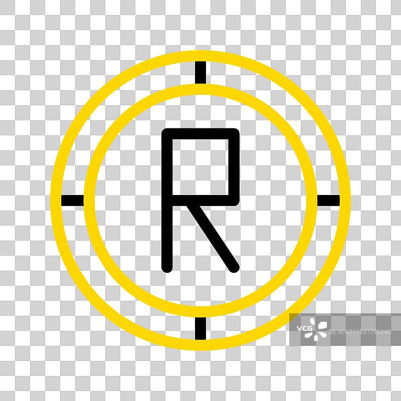 非洲兰特货币图标金融硬币符号图片素材