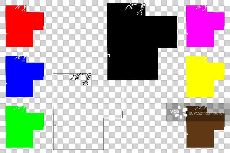 克里克县，俄克拉荷马州，美国县图片素材