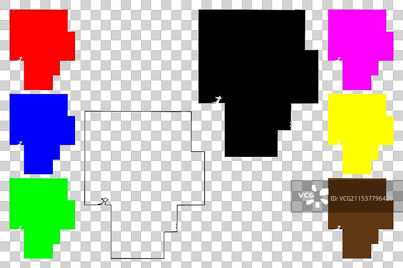 俄克拉荷马州奥克穆尔基县，美国县图片素材