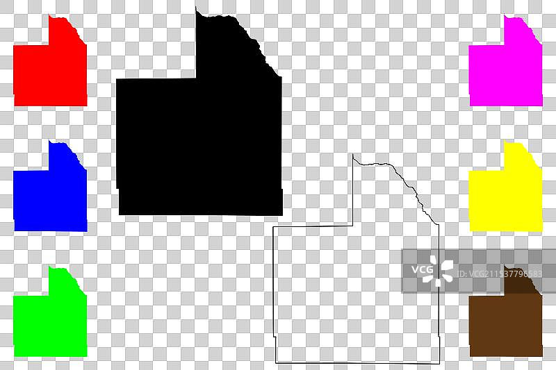 伍德沃德县，俄克拉荷马州，美国县图片素材