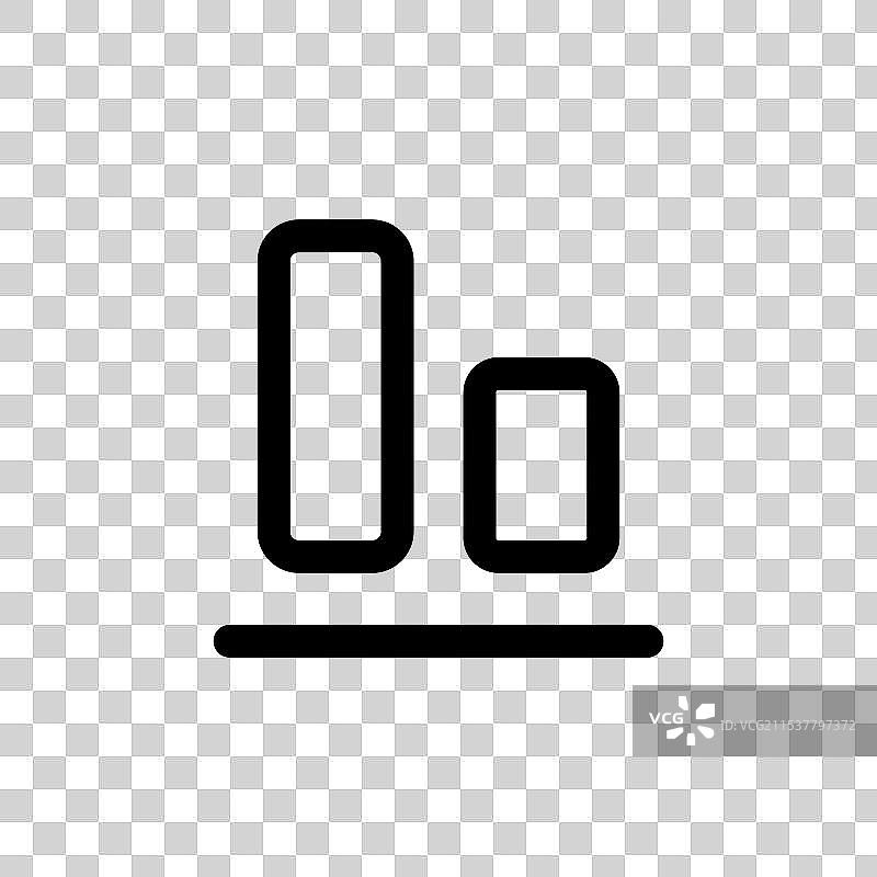 底部水平对齐图片素材