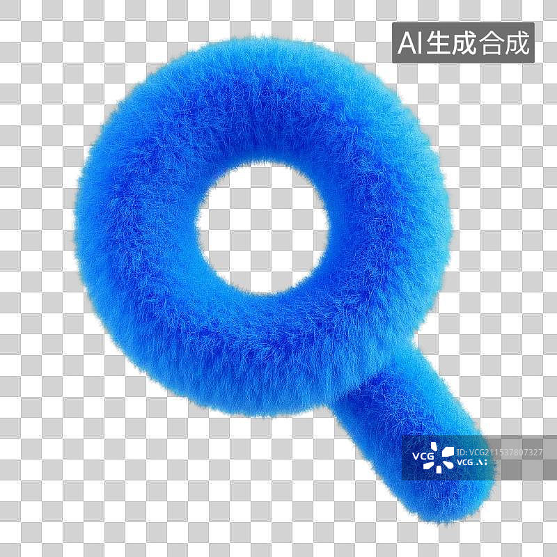 【AI数字艺术】3D毛毡图标图片素材