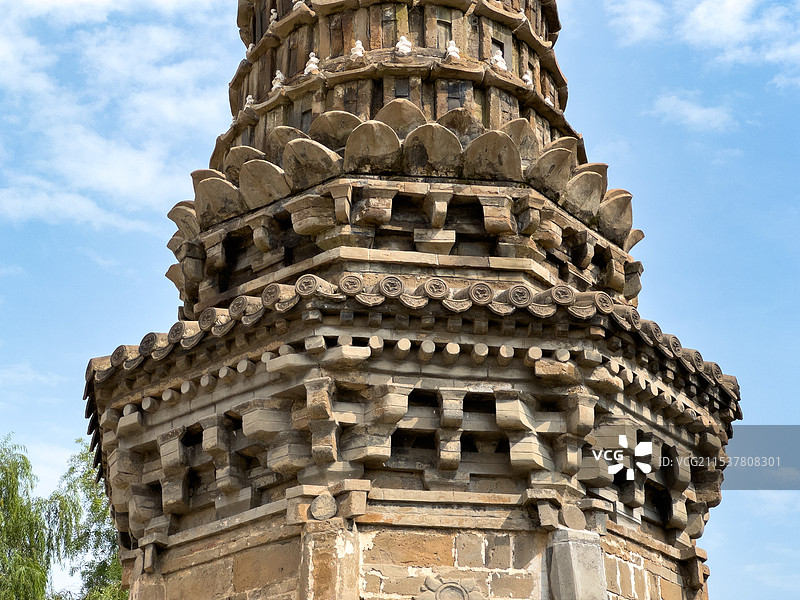 辽宁锦州凌海辽代班吉塔斑鸠塔图片素材