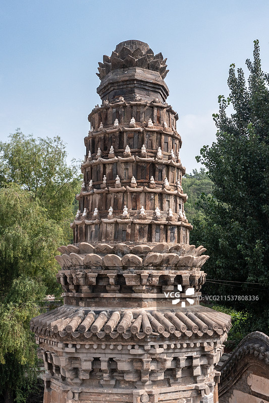 辽宁锦州凌海辽代班吉塔斑鸠塔图片素材
