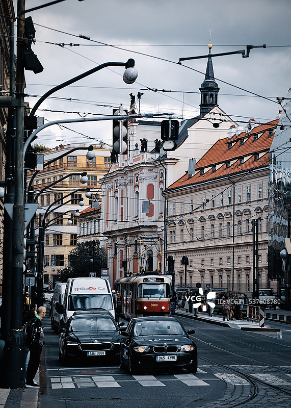 布拉格城市风光图片素材