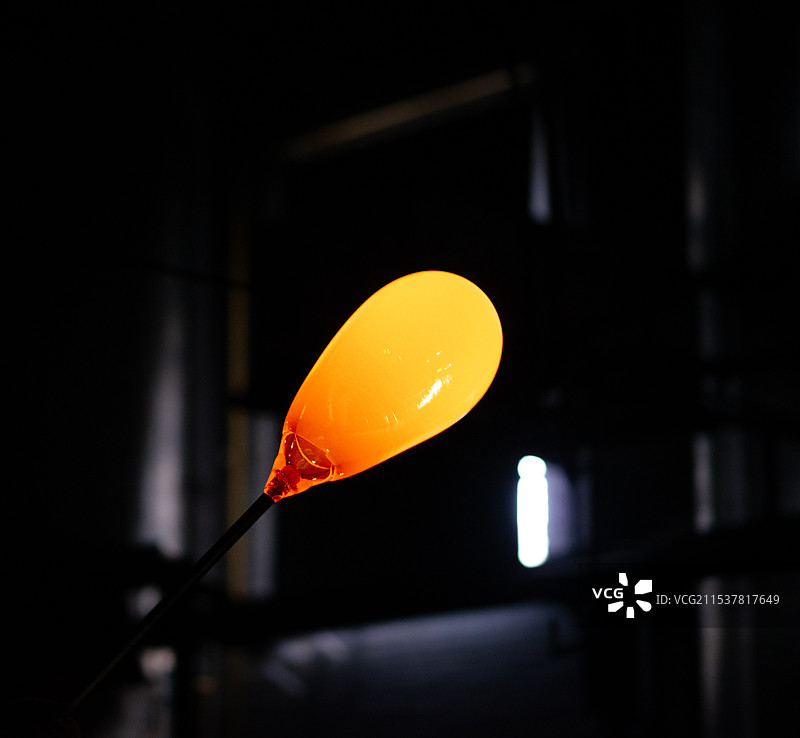 玻璃制作过程中图片素材