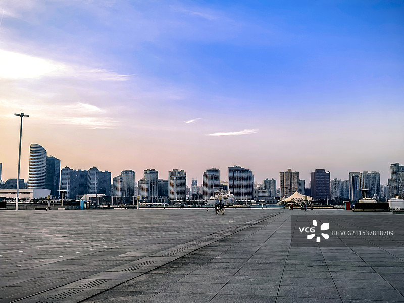 上海的浦西美景图片素材