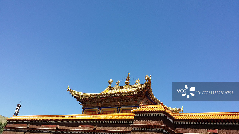 甘南 夏河 拉卜楞寺 夏天图片素材