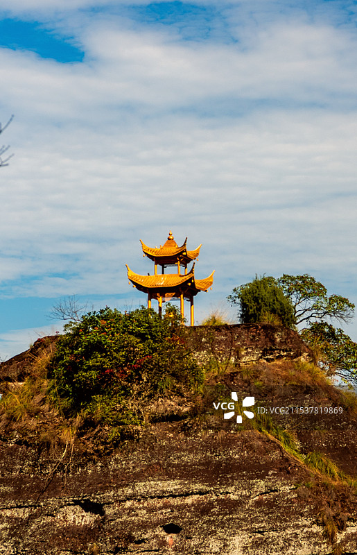 黄山齐云山香炉图片素材
