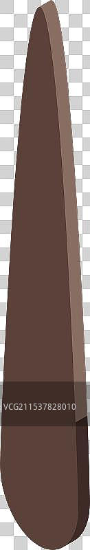 带棕色手柄的美甲锉用于美容护理图片素材