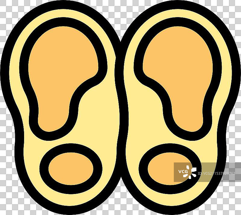 为扁平足提供足弓支撑的矫形鞋垫图片素材