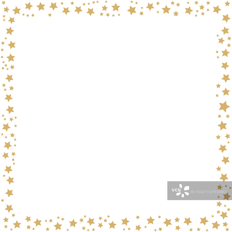 星形方框闪光边框图片素材
