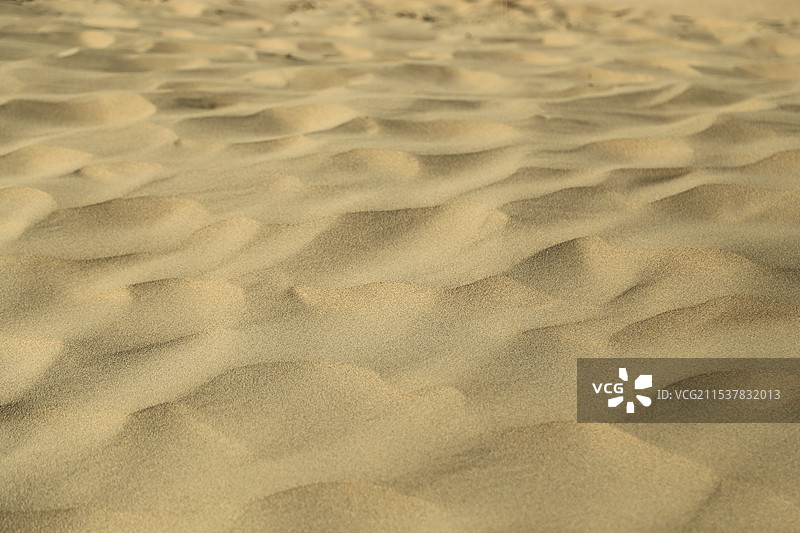 鱼鳞般的沙丘图片素材