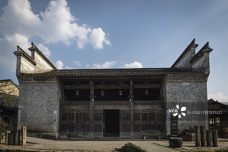 查济古镇建筑图片素材