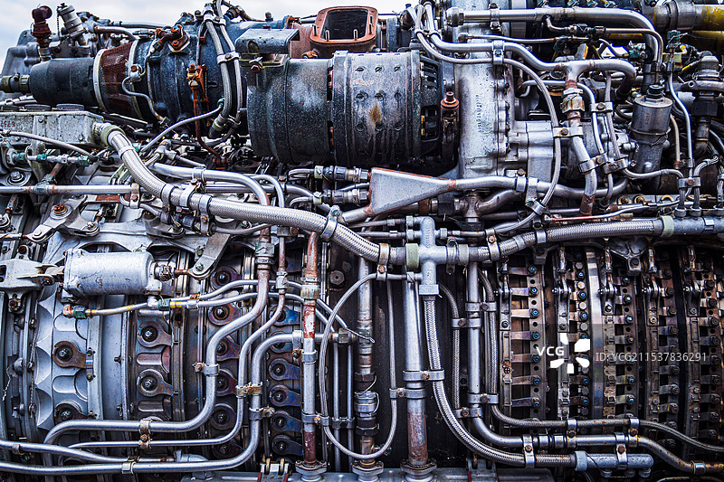苏22引擎局部特写图片素材