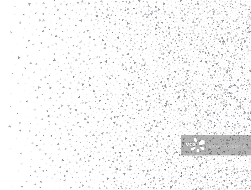 现代银色三角形闪光彩纸屑图片素材